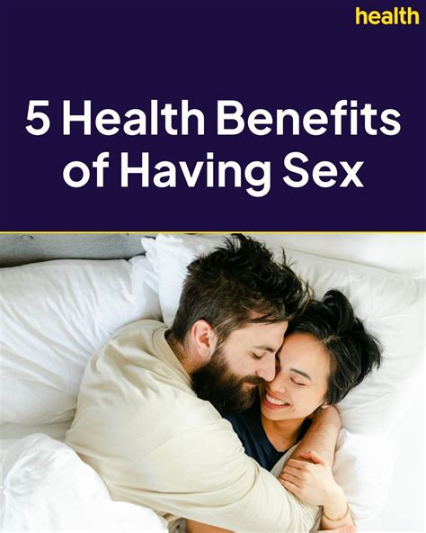 The Health Benefits of Sex.